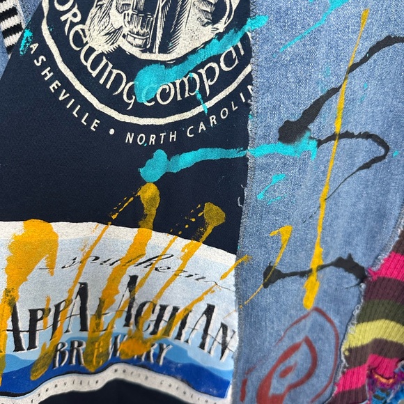 Colorful Patchwork Women's Jacket - Picture 5 of 7